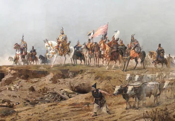 The Arrival of the Hungarians (Feszty Panorama), Detail